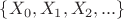 $\{X_0,X_1,X_2,...\}$