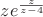 $ze^{\frac {z} {z-4}}$