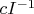 $c I^{-1}$