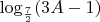 $\log_{\frac72}(3A-1)$