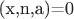 (x,n,a)=0