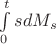 $\int\limits_0^t s dM_s$