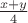 $\frac{x+y}{4}$
