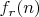 $f_r(n)$