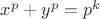 $x^p+y^p=p^k$ $x^p+y^p=p^k$