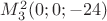 $M_3^2(0; 0; -24)$