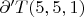 $\partial&rsquo; T(5, 5, 1)$