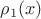 $\rho_1(x)$