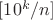$[10^k/n]$
