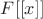 $F[[x]]$