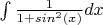 \int\frac 1 {1+sin^2(x)} dx