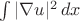 $\int |\nabla u|^2 \, dx$