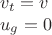 $$ \[\begin{array}{l}
{v_t} = v\\
{u_g} = 0
\end{array}\]$$