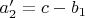 $a'_2=c-b_1$
