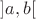 $]a, b[$