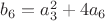 $b_6=a_3^2+4a_6$