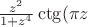 $\frac {z^2}{1+z^4}\ctg (\pi z$
