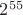 $2^{55}$