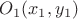 $O_1 (x_1,y_1)$