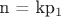 n = kp_1