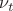 $\nu_t$ $\nu_t$