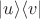 $\lvert u\rangle\langle v\rvert$ $\lvert u\rangle\langle v\rvert$