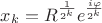$x_k=R^{\frac 1{2^k}}e^{\frac {i\varphi }{2^k}}$