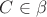 $C \in \beta$