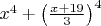 $x^4+\left(\frac{x+19}{3}\right)^4$