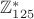 $\mathbb{Z}_{125}^*$