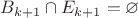 $B_{k+1}\cap E_{k+1}=\varnothing$