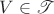 $V\in\mathscr T$