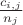 $\frac{c_{i,j}}{n_j}$