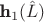$\textbf{h}_1(\hat{L})$ $\textbf{h}_1(\hat{L})$