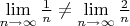 $\lim\limits_{n\to\infty}\frac1n\ne\lim\limits_{n\to\infty}\frac2n$