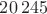 $20\,245$