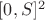 $[0,S]^2$