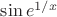 $\sin e^{1/x}$