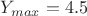 $Y_{max}=4.5$
