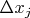 $\Delta{x_j}$