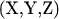 (X,Y,Z)