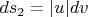 $ds_2=|u|dv$