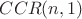 $CCR(n,1)$