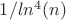 $1/ln^4(n)$