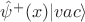 $\hat{\psi}^+(x) |vac\rangle$
