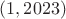 $(1,2023)$