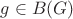 $g\in B(G)$
