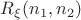 $R_{\xi}(n_1,n_2)$
