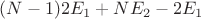 $(N-1)2E_1+NE_2-2E_1$