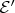 $ \mathcal{E'}$